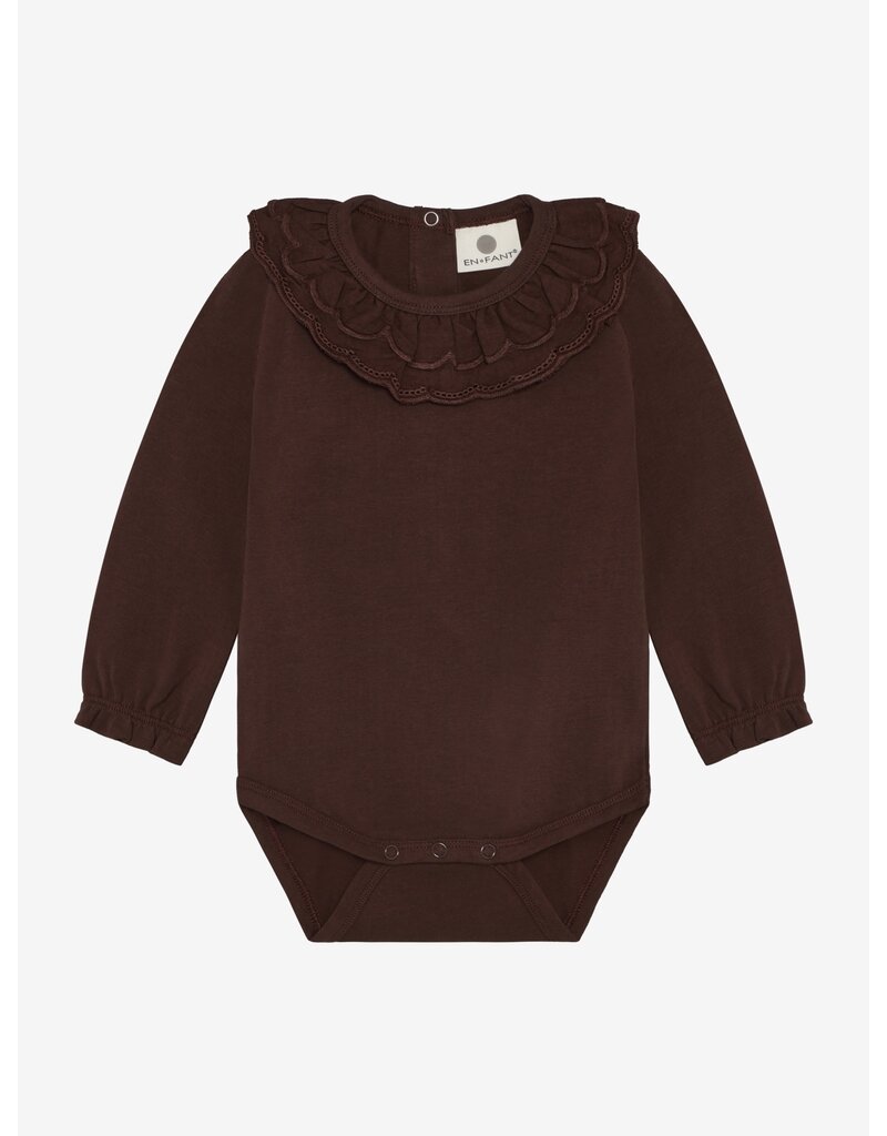 En Fant Body LS Collar Deep Mahogany