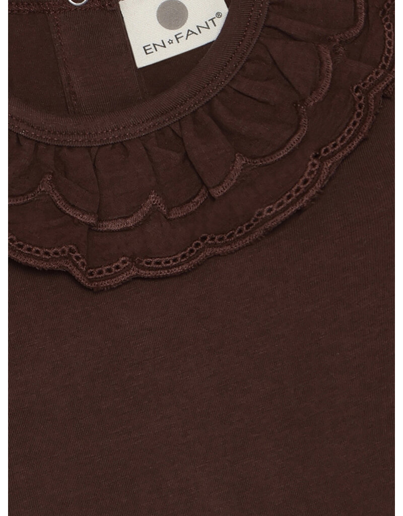 En Fant Body LS Collar Deep Mahogany
