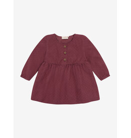 Fixoni Dress LS Woven Crushed Berry