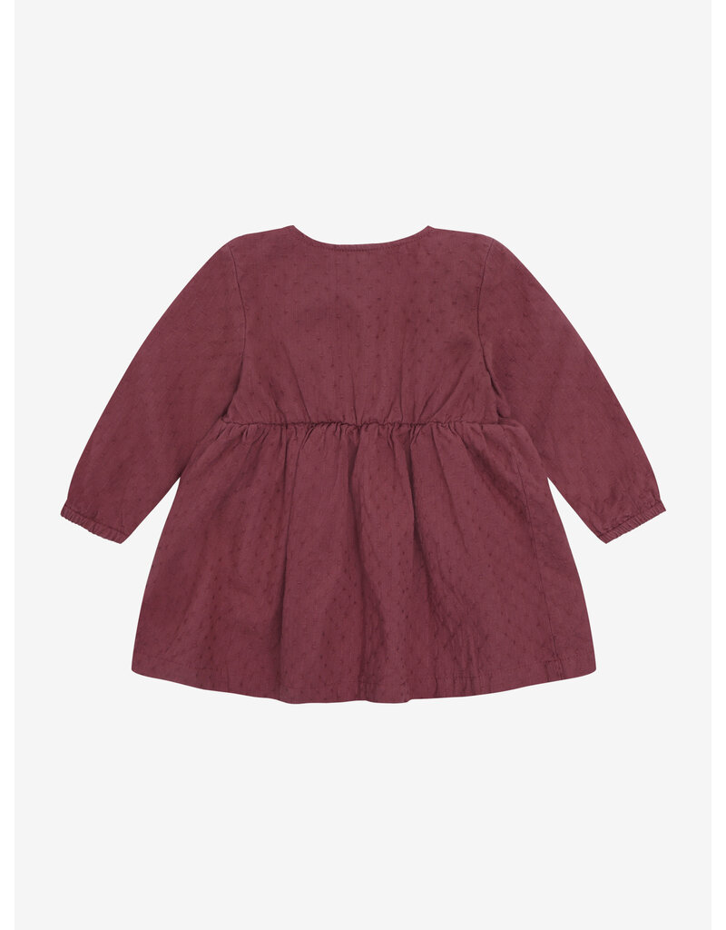 Fixoni Dress LS Woven Crushed Berry