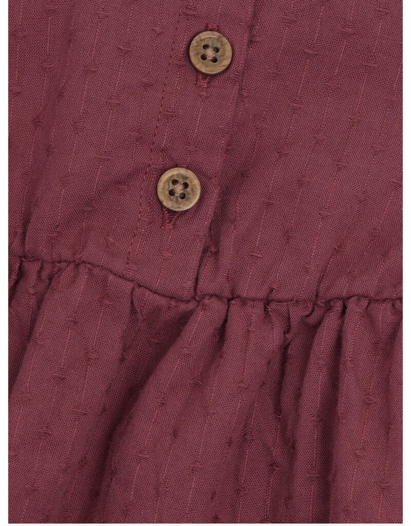 Fixoni Dress LS Woven Crushed Berry