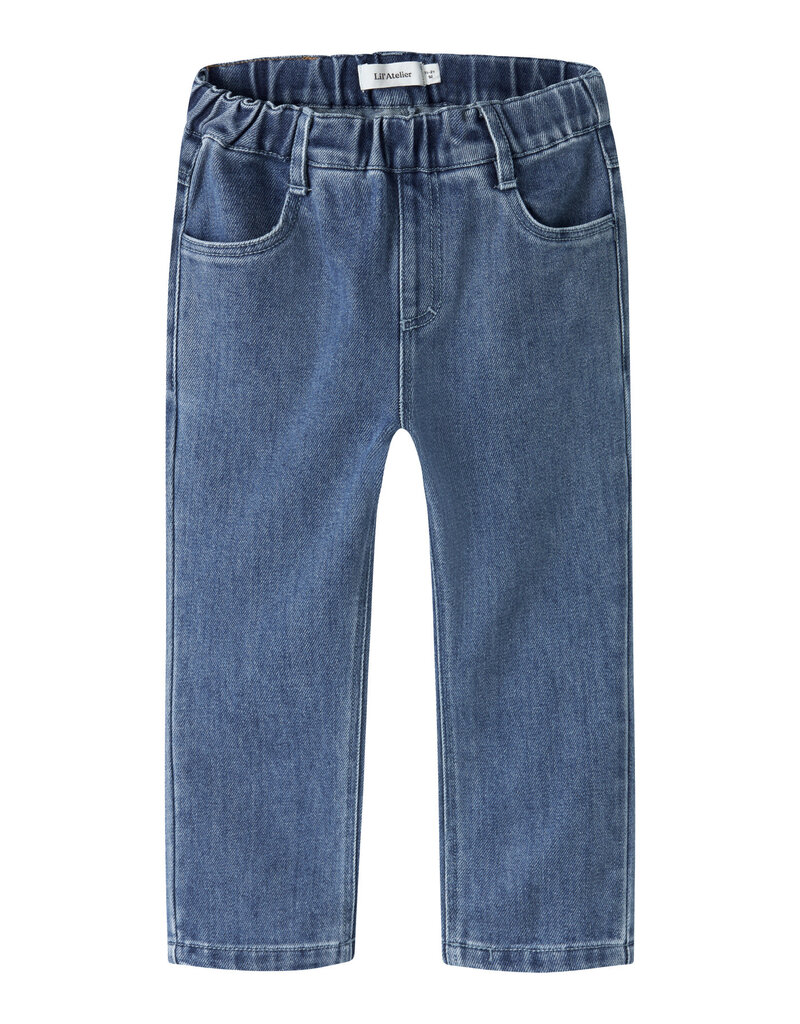 Lil' Atelier Obello Loose Jeans Dark Blue Denim