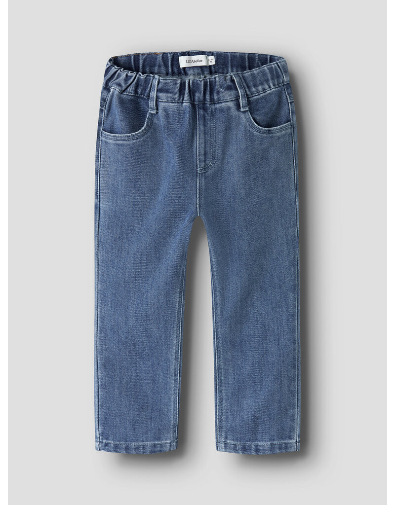 Lil' Atelier Obello Loose Jeans Dark Blue Denim