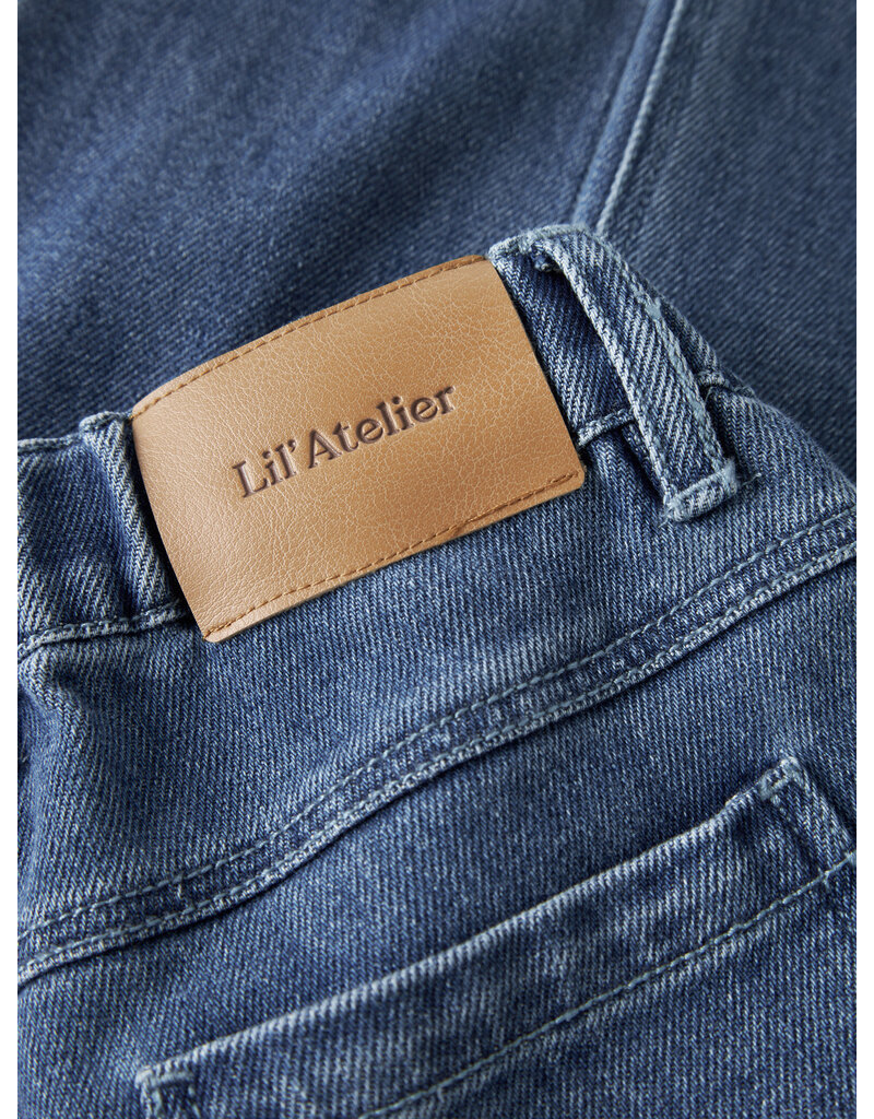 Lil' Atelier Obello Loose Jeans Dark Blue Denim