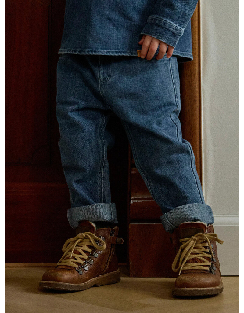 Lil' Atelier Obello Loose Jeans Dark Blue Denim