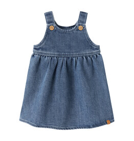 Lil' Atelier Obello Loose Denim Dress Baby Dark Blue