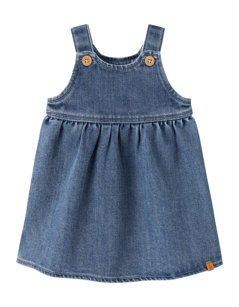 Lil' Atelier Obello Loose Denim Dress Baby Dark Blue