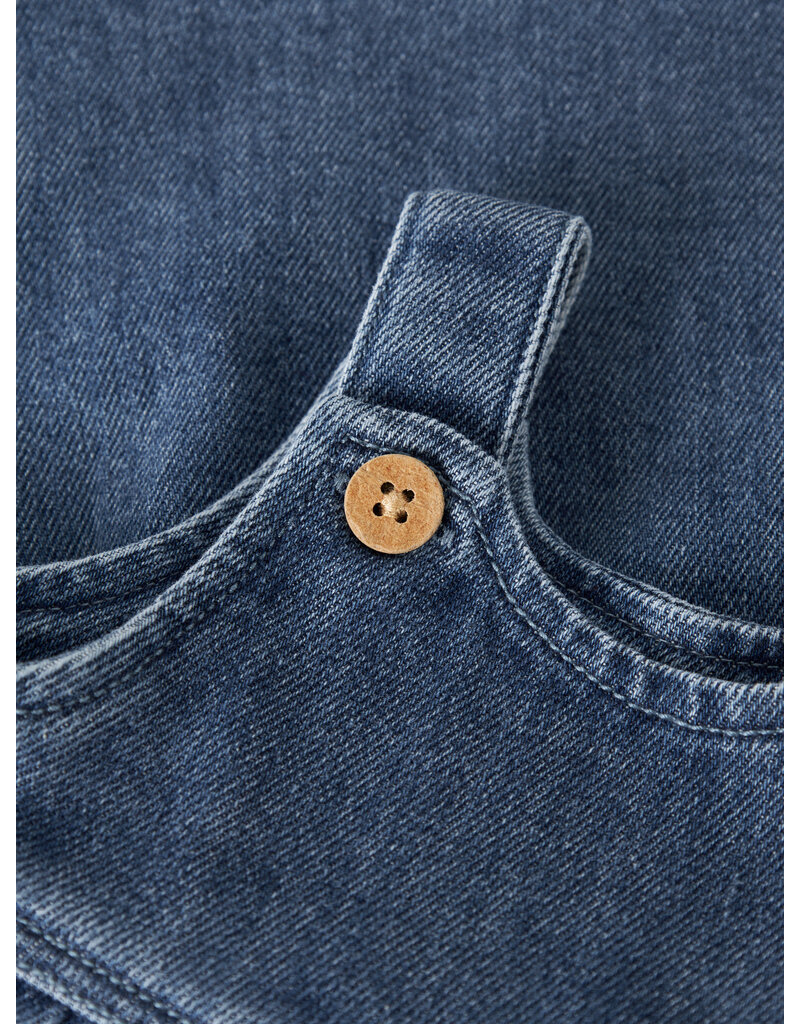 Lil' Atelier Obello Loose Denim Dress Baby Dark Blue