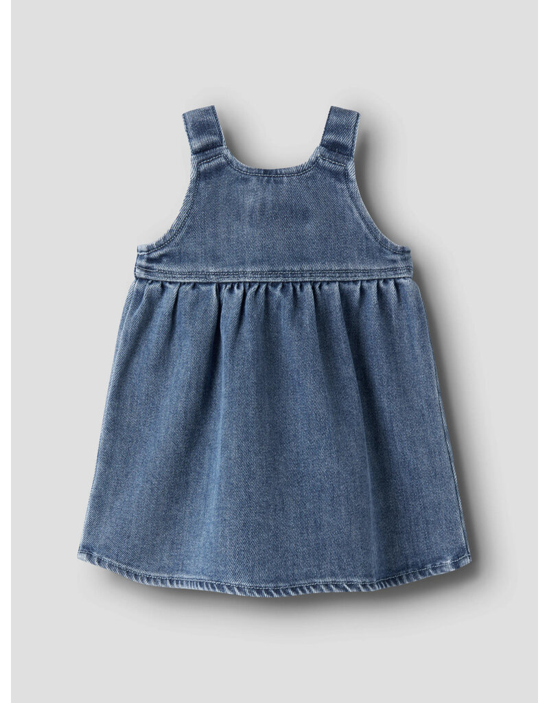 Lil' Atelier Obello Loose Denim Dress Baby Dark Blue