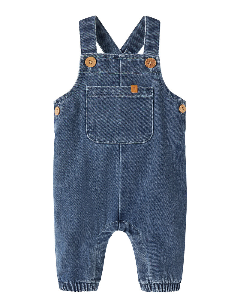 Lil' Atelier Obello Denim Overall Dark Blue