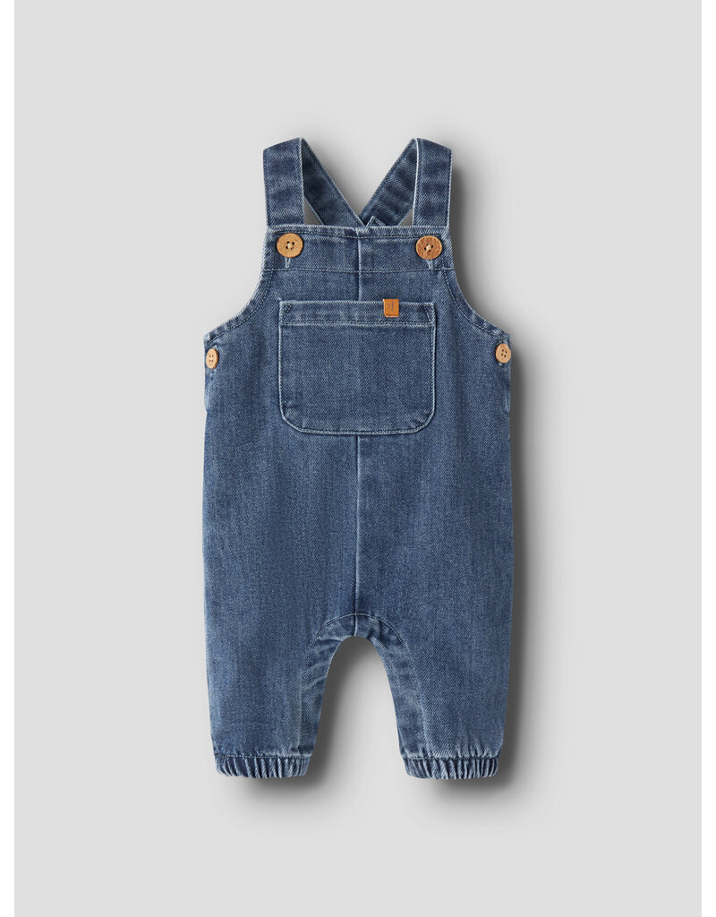 Lil' Atelier Obello Denim Overall Dark Blue