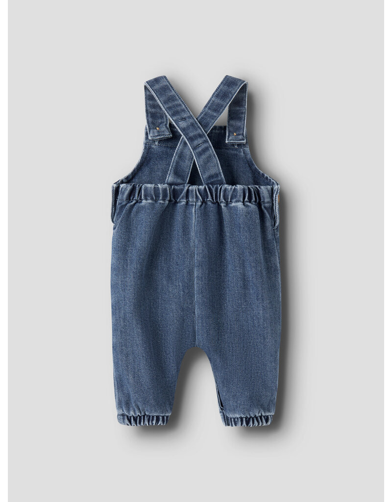Lil' Atelier Obello Denim Overall Dark Blue
