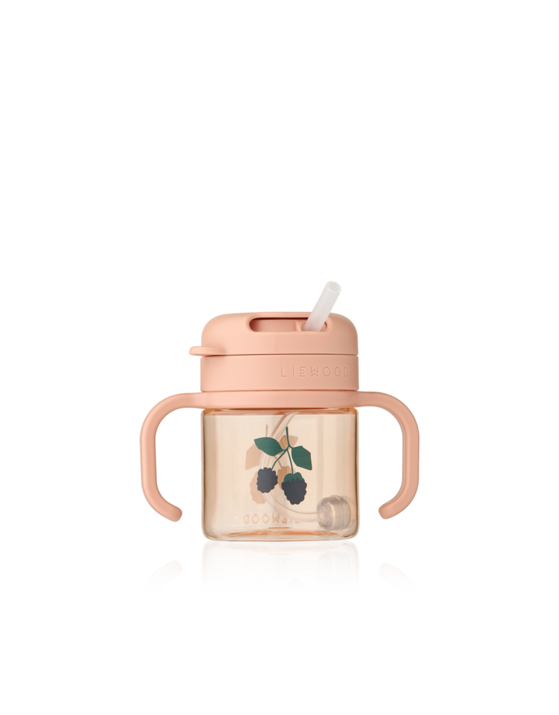 Liewood Kai Tritan Straw Cup 280ml Berry / Pale Tuscany