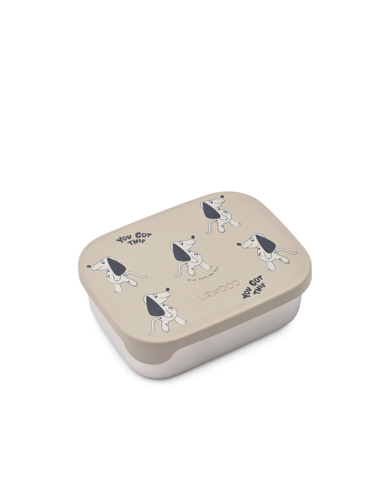 Liewood Arthur Printed Lunchbox Dakota Dog/Mist