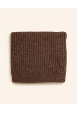 Hvid Blanket Kiki Dark Brown