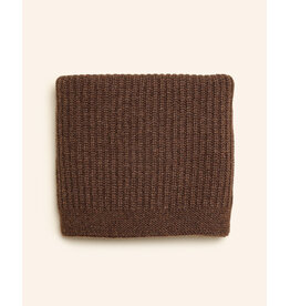 Hvid Blanket Kiki Dark Brown