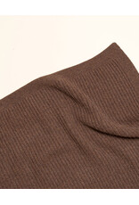 Hvid Blanket Kiki Dark Brown