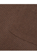 Hvid Blanket Kiki Dark Brown