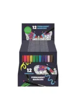 Permanent markers 12stuks