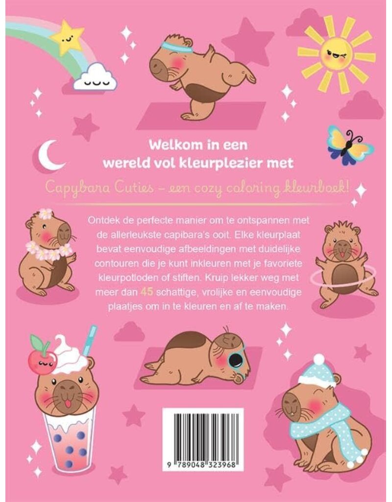 Boeken Capybara Cuties - Cozy kleurboek