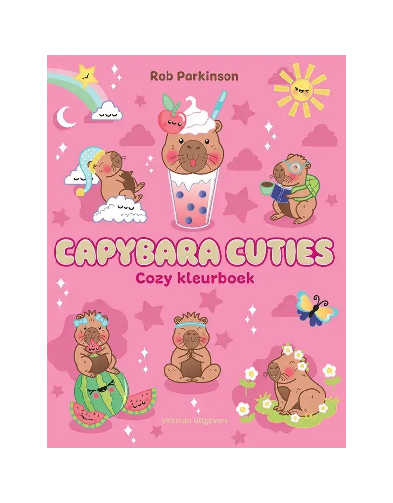 Boeken Capybara Cuties - Cozy kleurboek