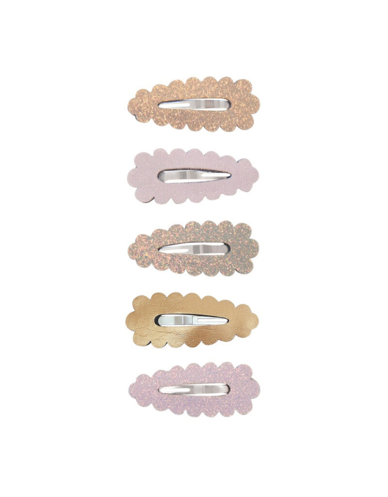 Mimi & Lula Dreamwish Scalloped Mini hair Clips