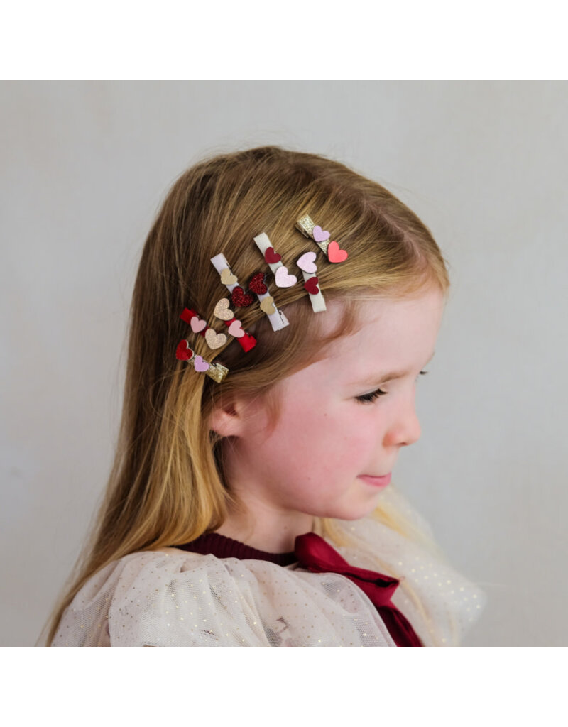 Mimi & Lula Teeny Weeny Heart Salon Hair Clips