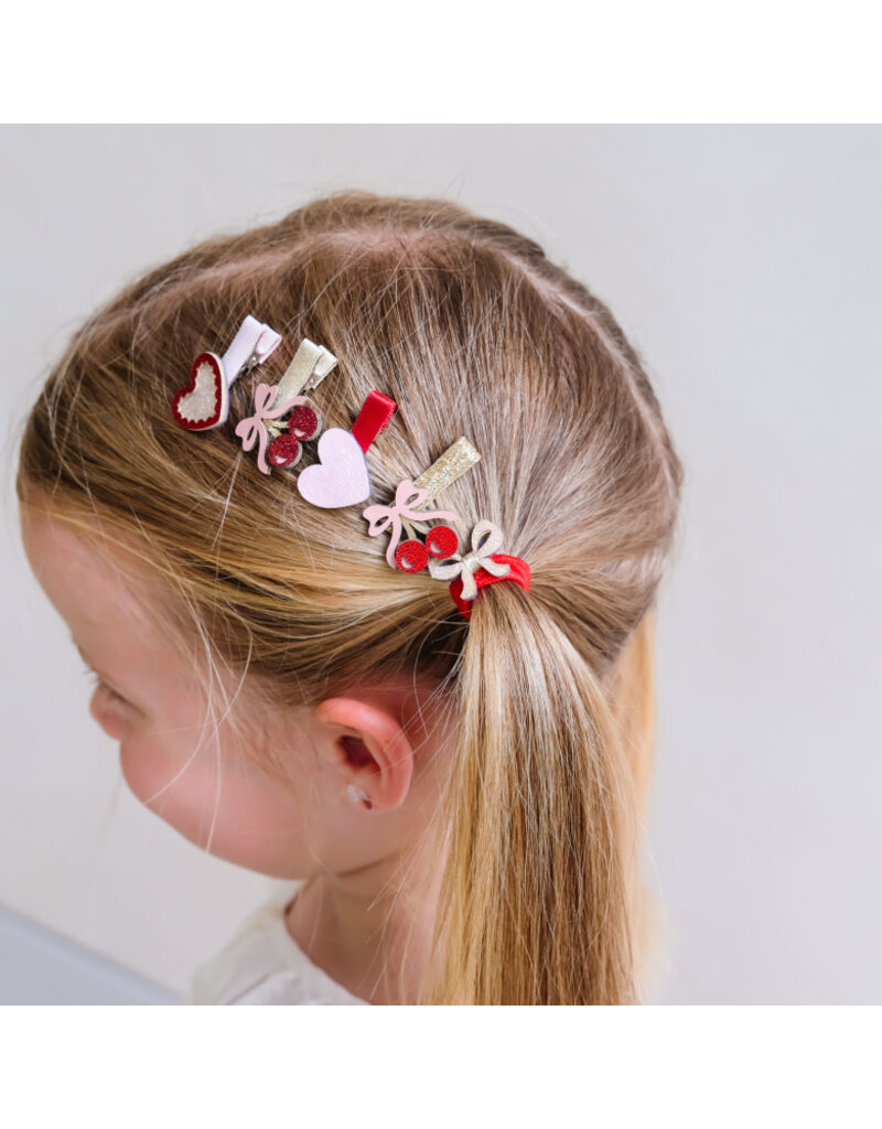 Mimi & Lula Fancy Cherries Salon Hair Clips