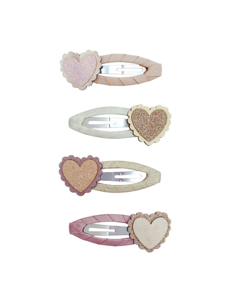 Mimi & Lula Scalloped Heart Hair Clips