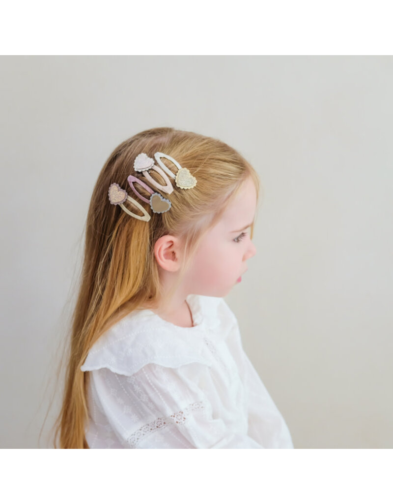 Mimi & Lula Scalloped Heart Hair Clips