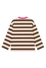 Salty Stitch Skater Tee Stripes Beige/Brown