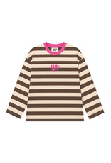 Salty Stitch Skater Tee Stripes Beige/Brown