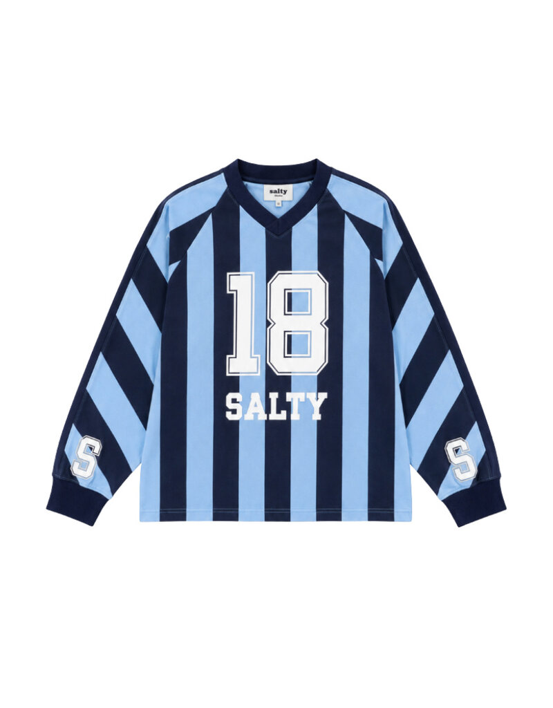 Salty Stitch Sport Tee Stripes Blue