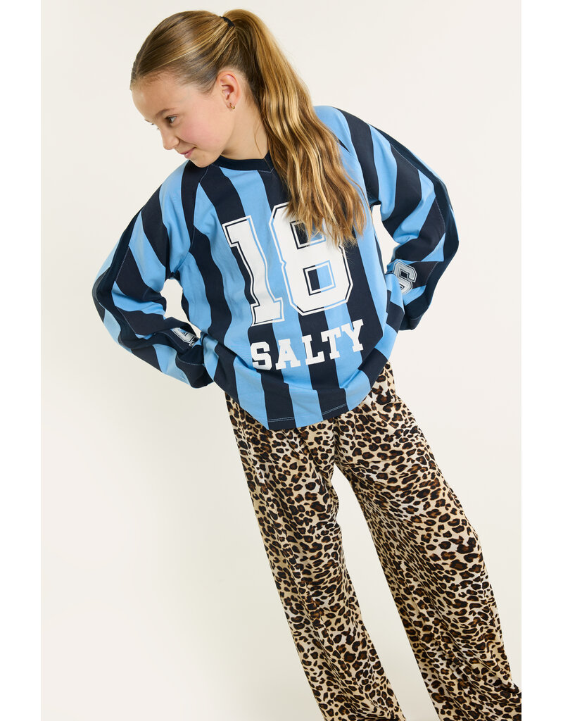 Salty Stitch Sport Tee Stripes Blue