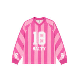 Salty Stitch Sport Tee Stripes Pink