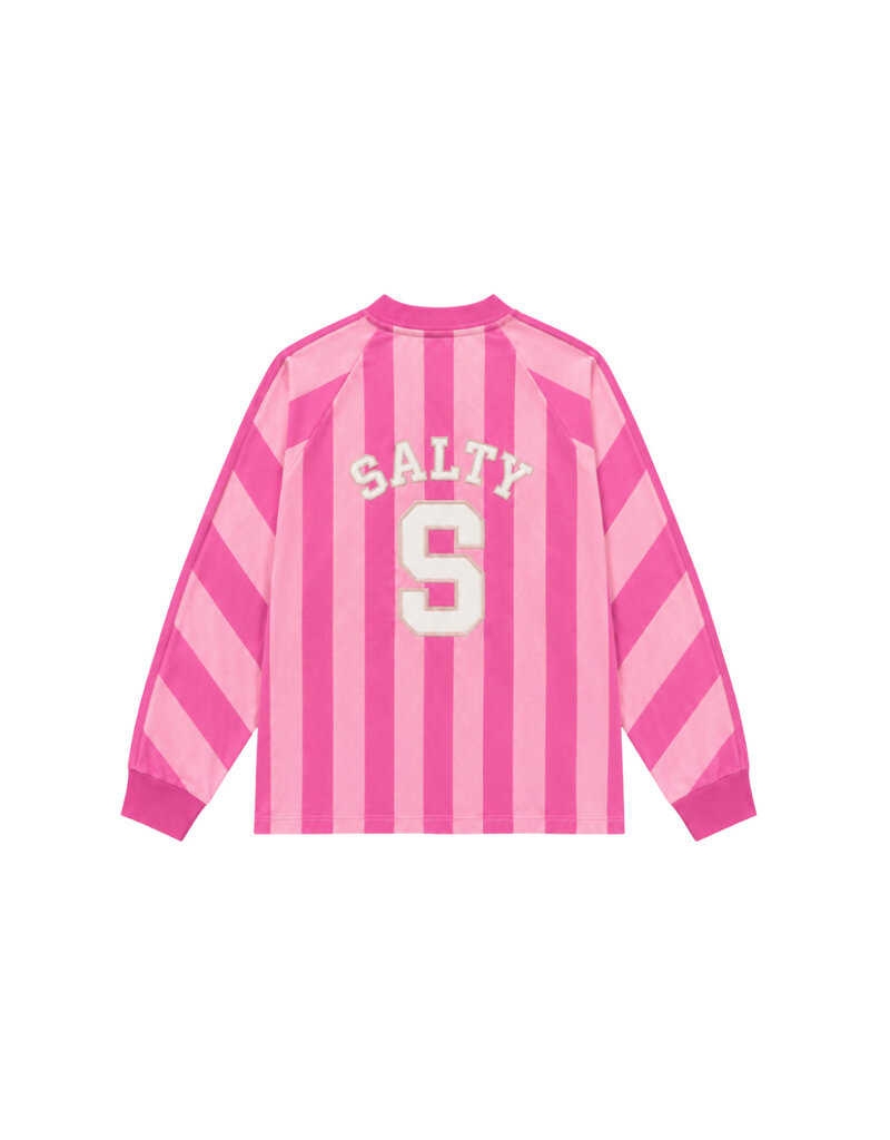 Salty Stitch Sport Tee Stripes Pink