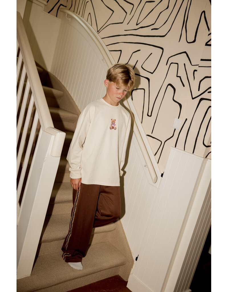 Salty Stitch Salty Track Pants Brown