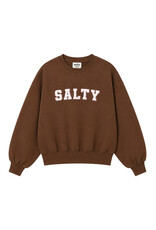 Salty Stitch Balloon Sweater Brown