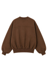 Salty Stitch Balloon Sweater Brown