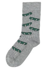 minipop Mats Bamboo Sock Light Grey Melange