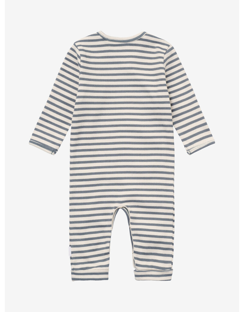 noppies Playsuit LS stripe Stormy Weather