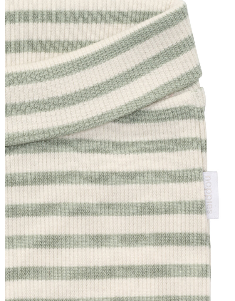 noppies Pants regular fit stripe Iceberg Green