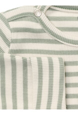 noppies Tee LS stripe Iceberg Green