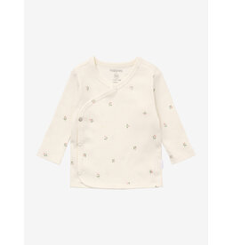 noppies Top LS AOP Egret