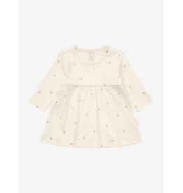 noppies Dress LS AOP Egret