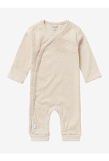noppies U Playsuit LS Rib Nevis Oatmeal Melange