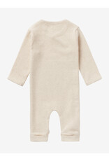noppies U Playsuit LS Rib Nevis Oatmeal Melange