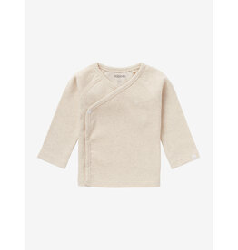 noppies U Tee Overlap LS Rib Nanyuki Oatmeal Melange
