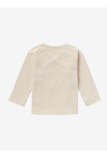 noppies U Tee Overlap LS Rib Nanyuki Oatmeal Melange