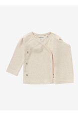 noppies U Tee Overlap LS Rib Nanyuki Oatmeal Melange